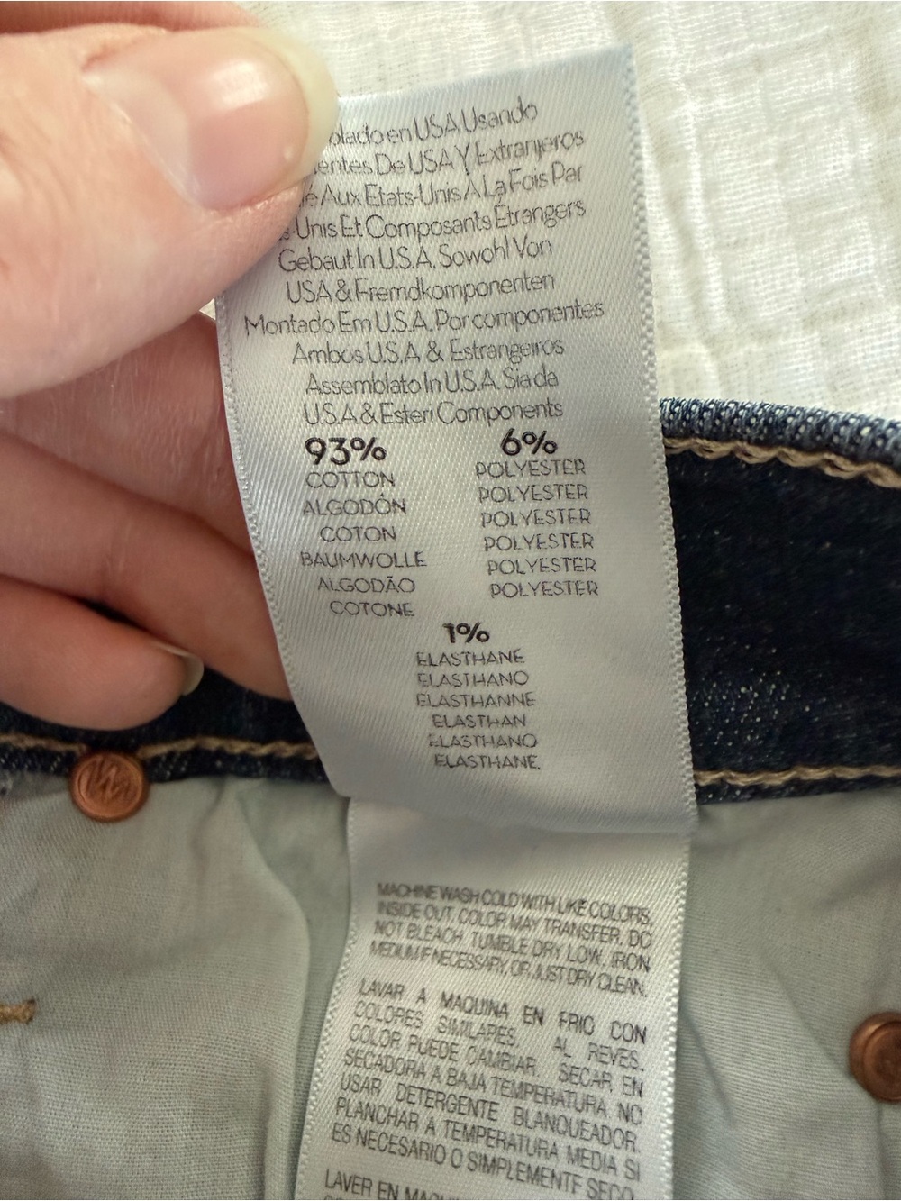 MOTHER Denim The Charmer Fray Short Size 27 - Picture 6 of 9